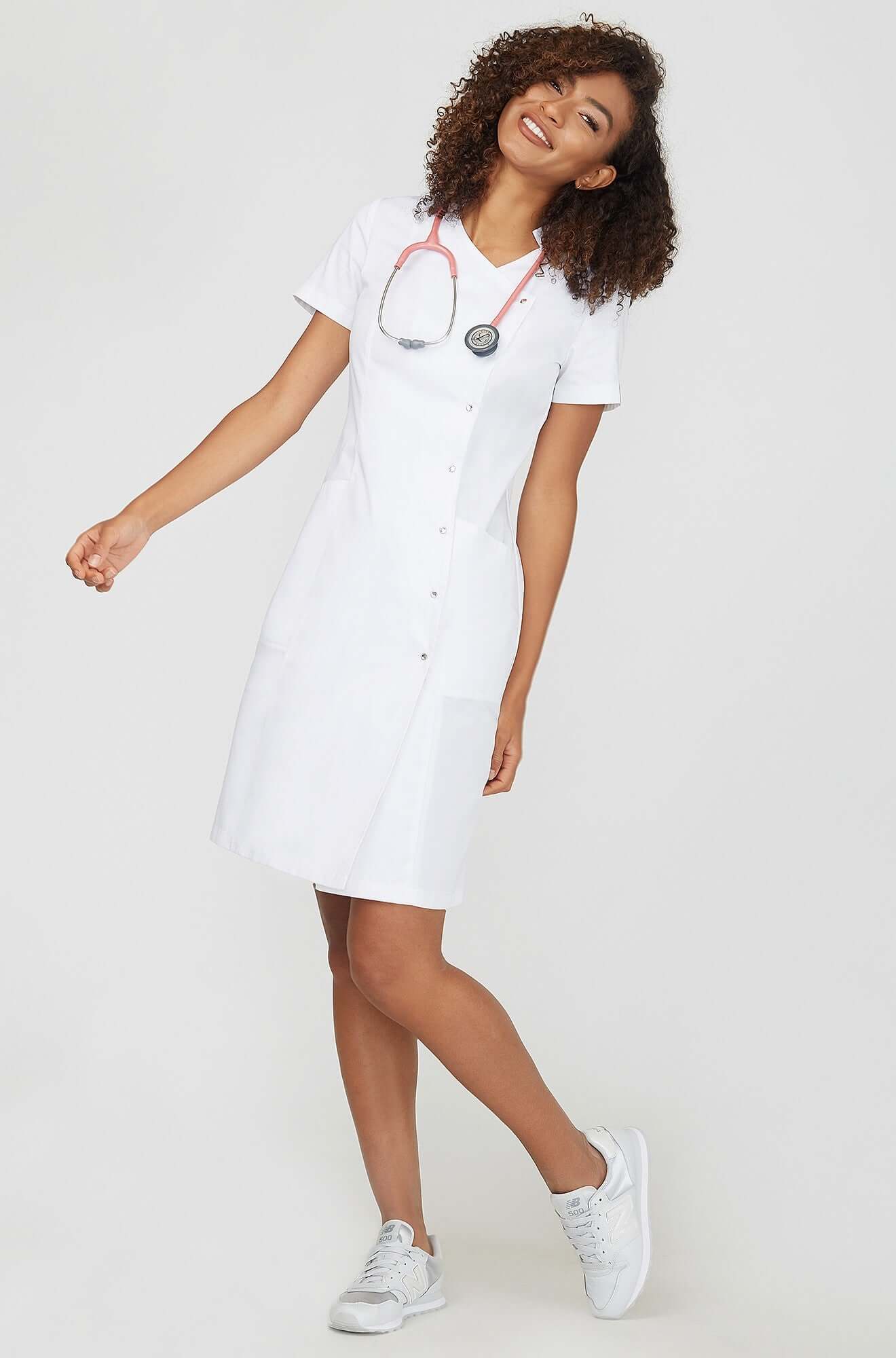 NIVEO medical coat - WHITE