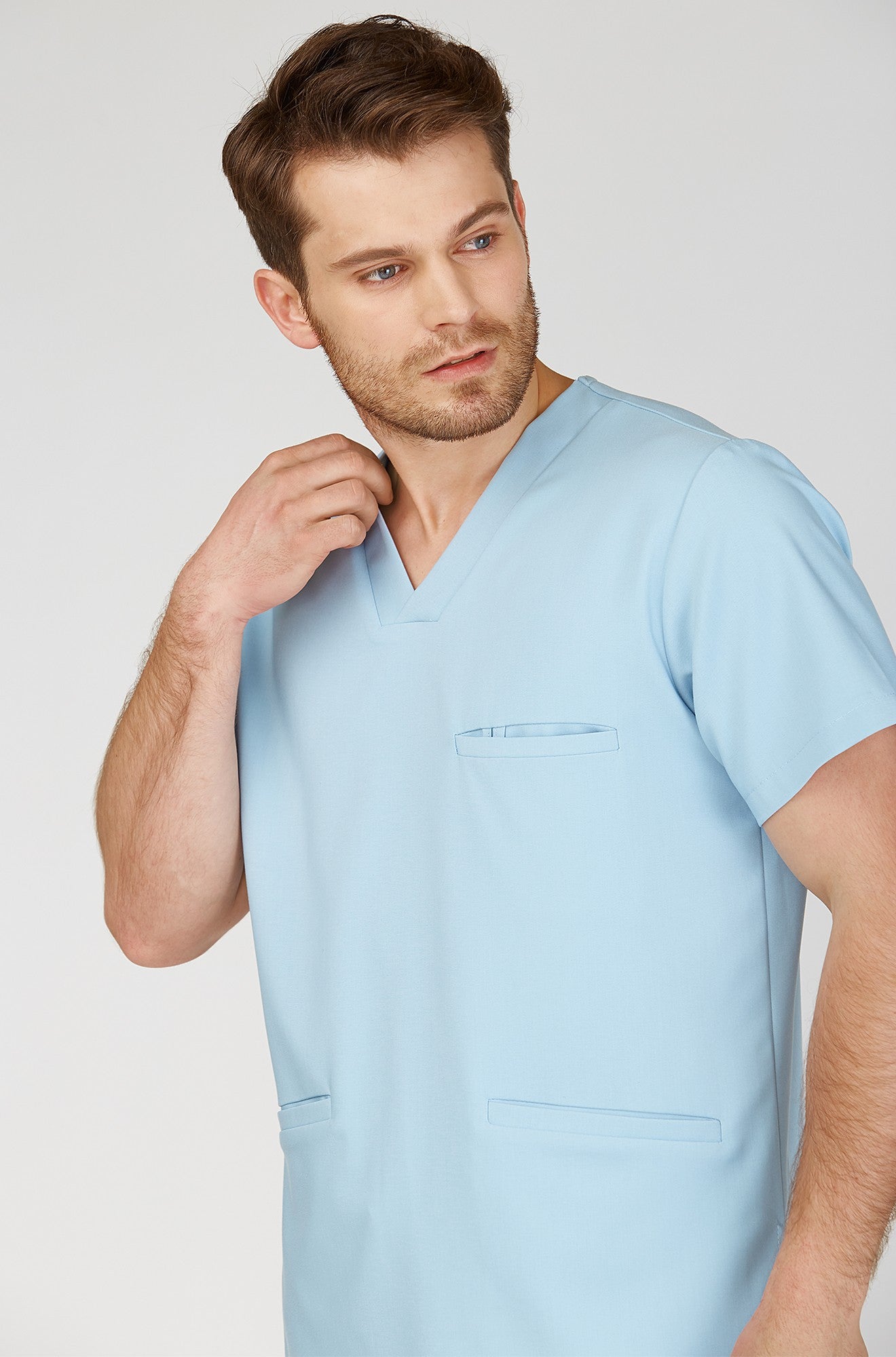 Men's medical sweatshirt LOGAN - DREAM BLUE