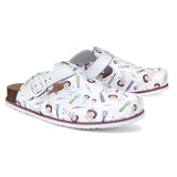 NURSE leather medical clogs