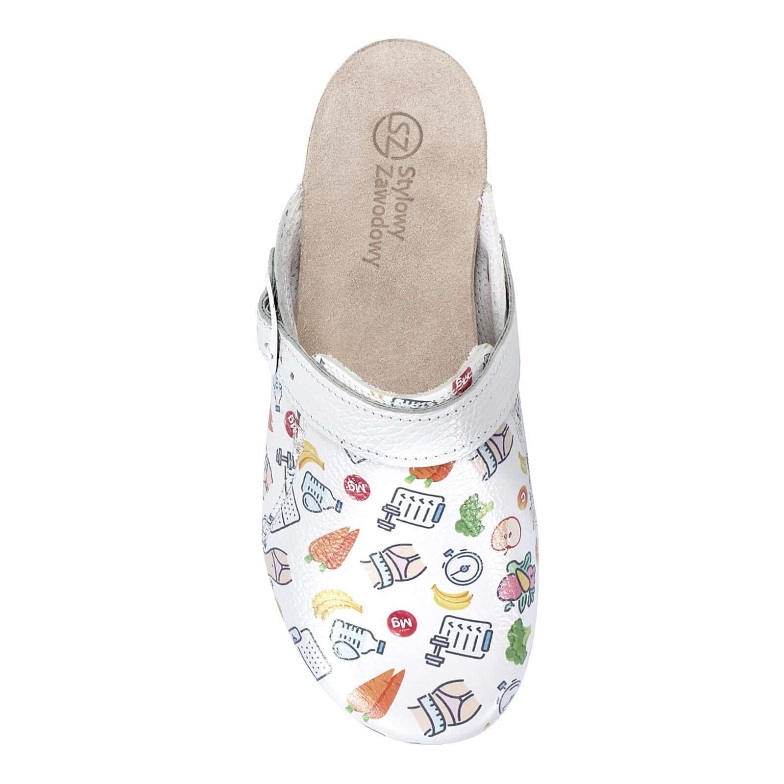 Leather medical clogs DIETITIC