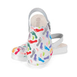 Leather medical clogs PODOLOG