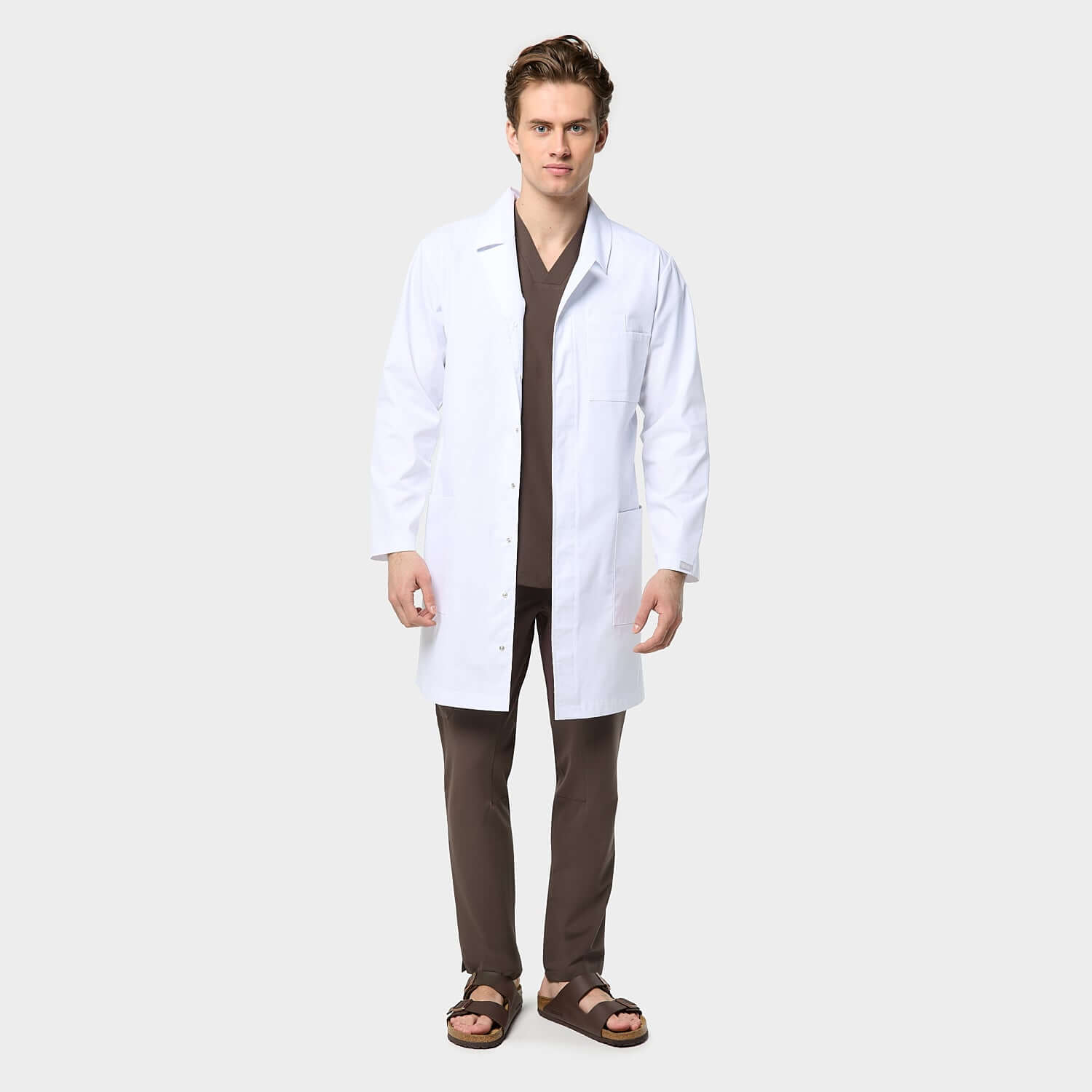 Fartuch medyczny męski - WHITE