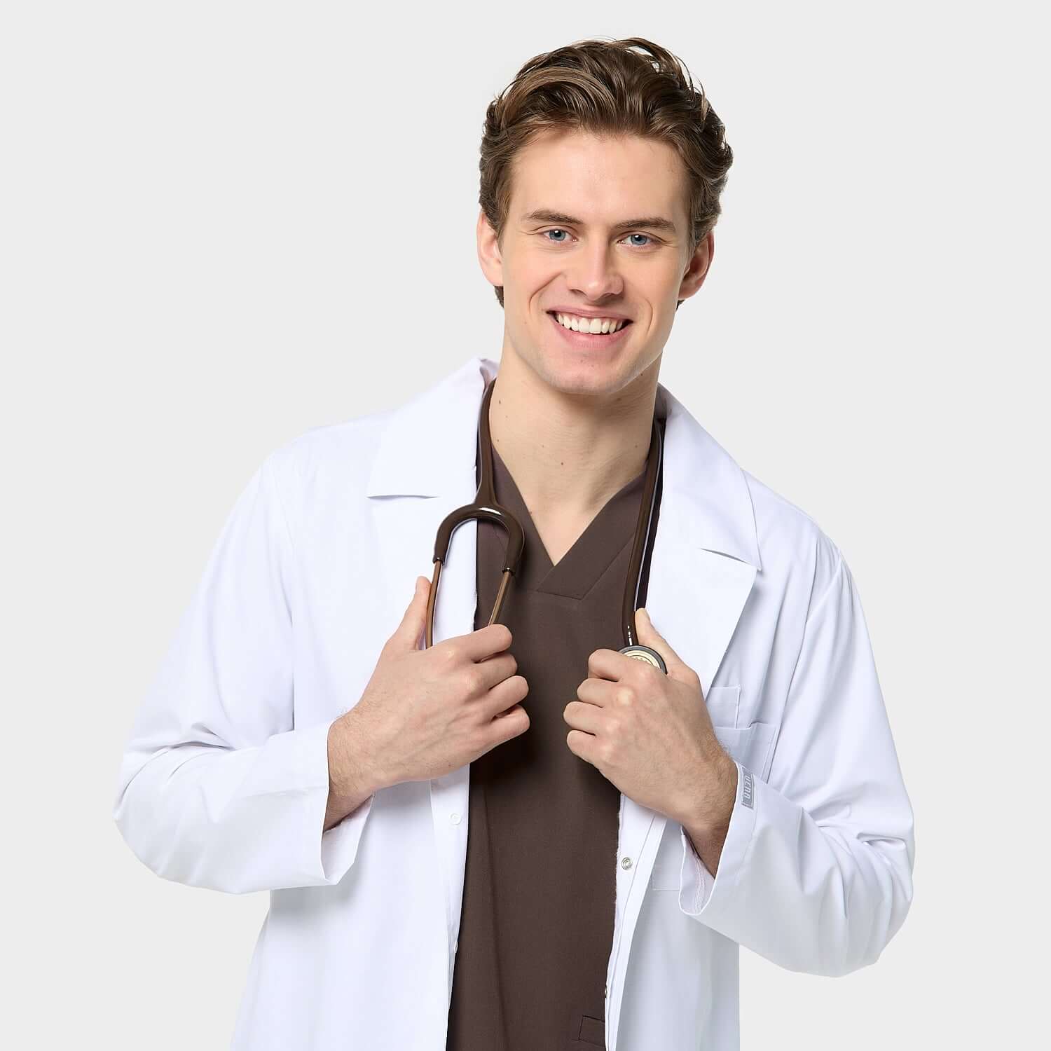 Fartuch medyczny męski - WHITE