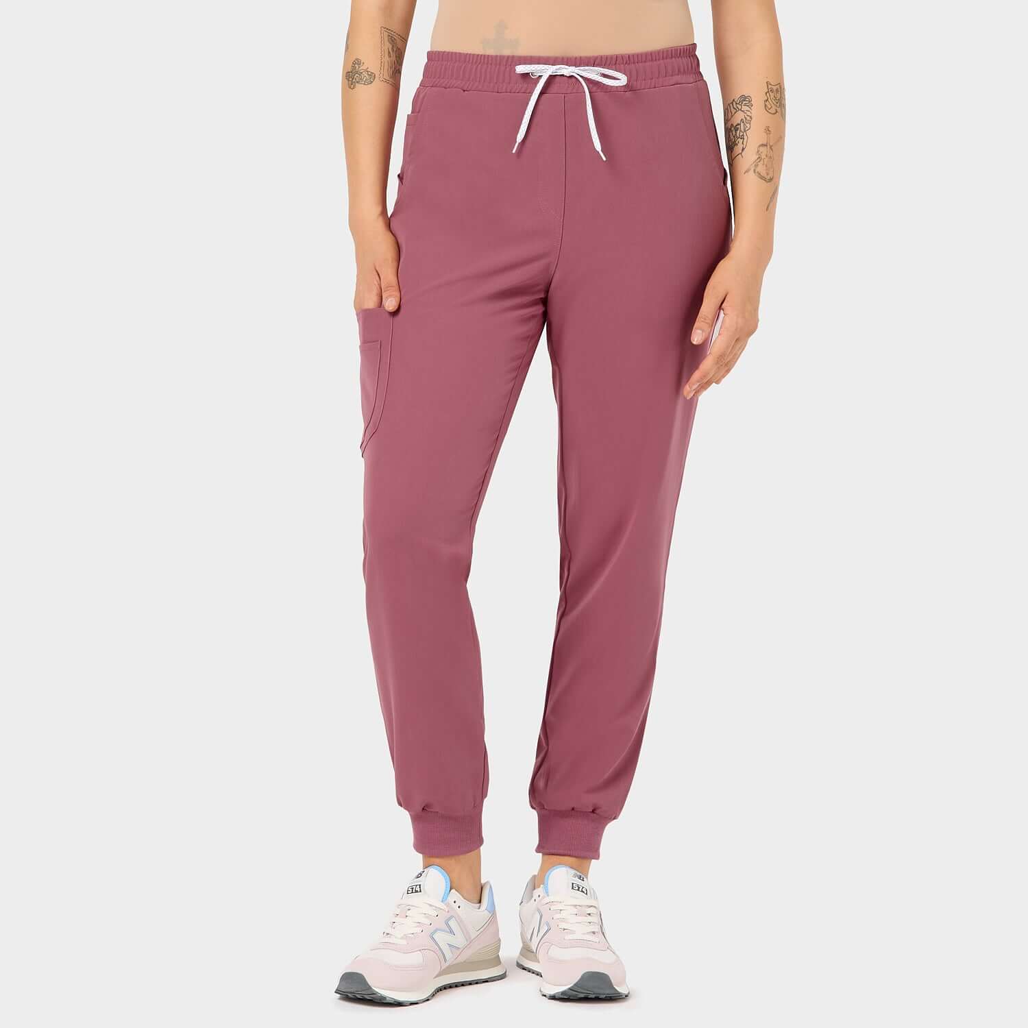 Spodnie medyczne joggery - WILD ROSE