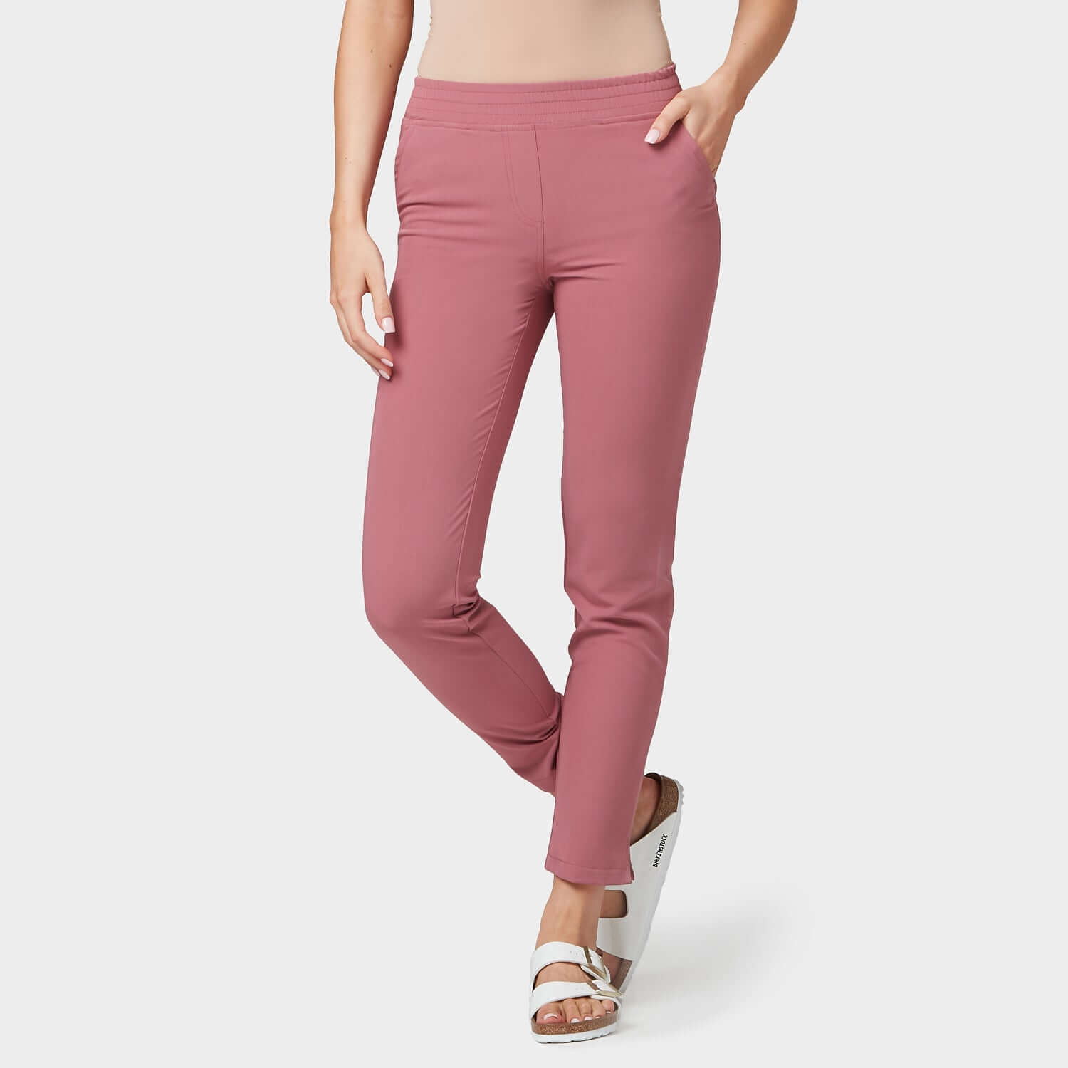 Women's medical trousers - WILD ROSE