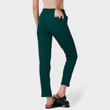Spodnie medyczne damskie - MOSS GREEN