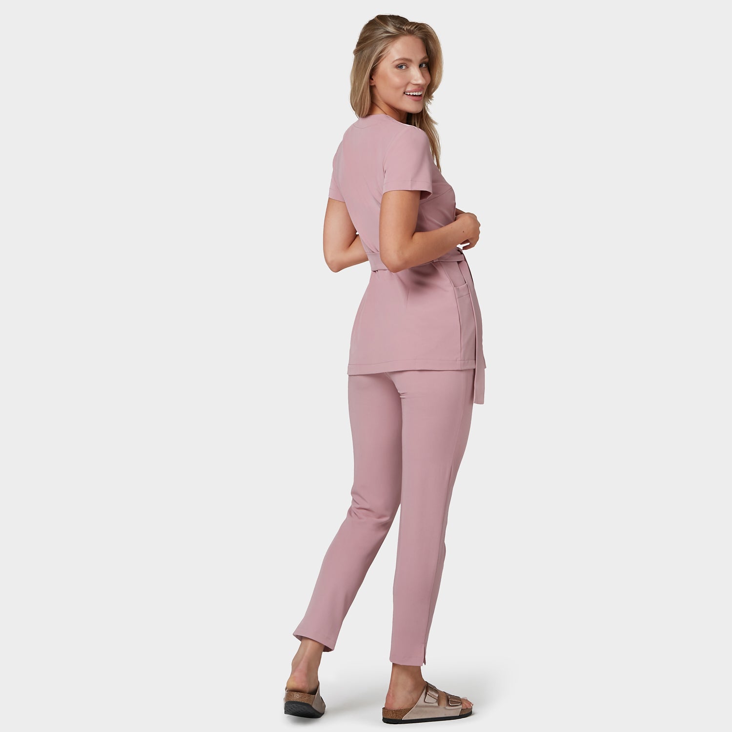 Medical apron SOPHIA - BLOSSOM PINK