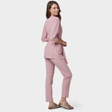 SOPHIA medical apron, 3/4 sleeves - BLOSSOM PINK