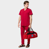 Bluza medyczna męska LOGAN - RED CHERRY