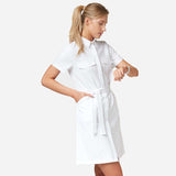 Sukienka kosmetyczna SPORTIVO - WHITE
