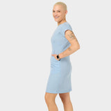 Sukienka medyczna na suwak Vena Baby Blue