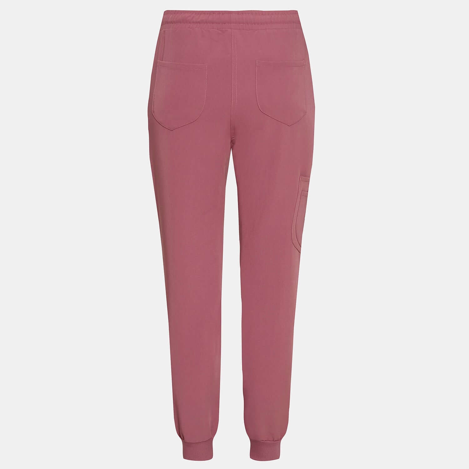 Packshot joggerów medycznych w kolorze Wild Rose