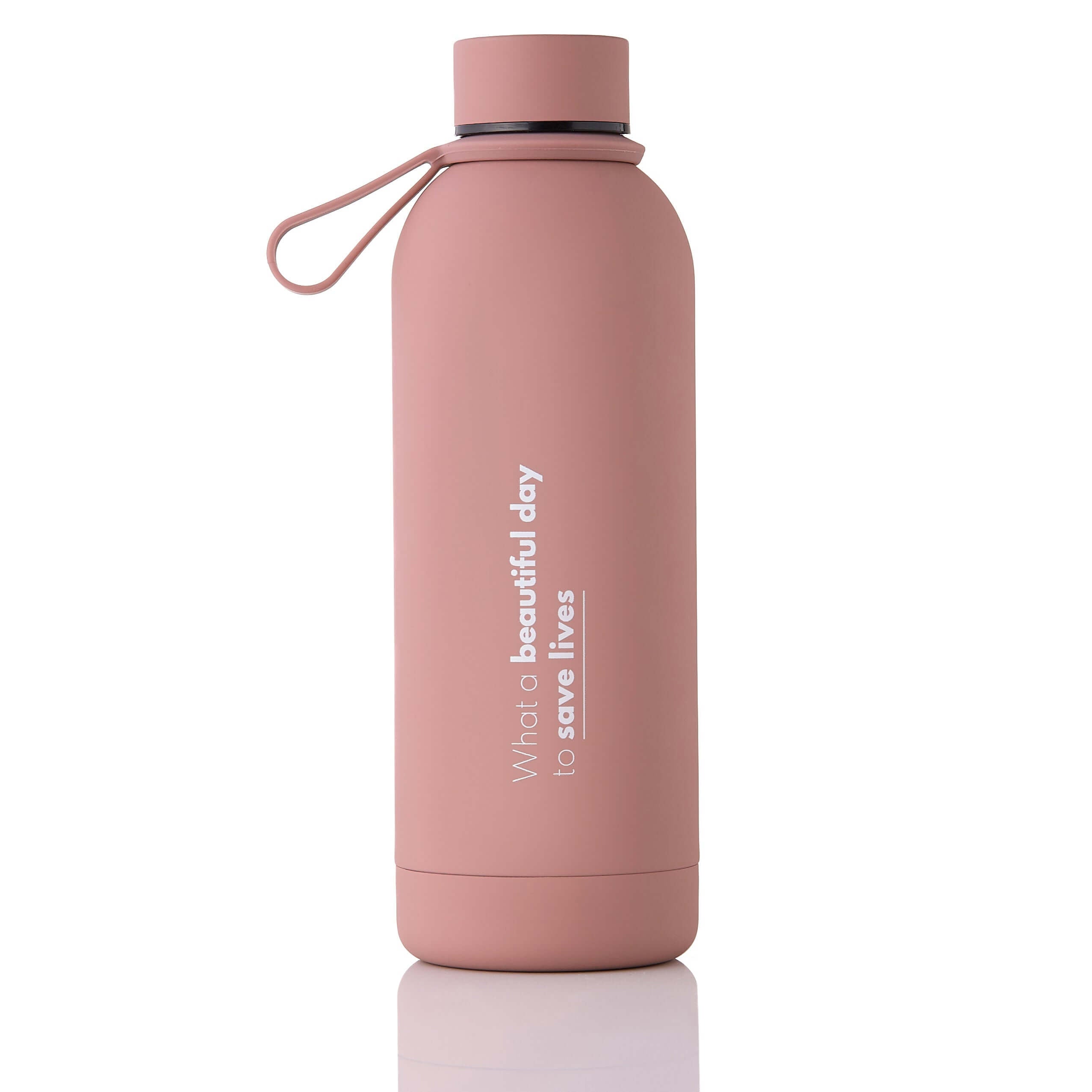 Butelka Termiczna NUDE ROSE - WHAT A BEAUTIFUL DAY TO SAVE LIVES