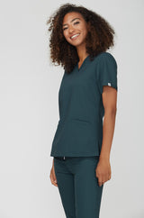 Bluza medyczna EMILY scrubs - FOREST GREEN