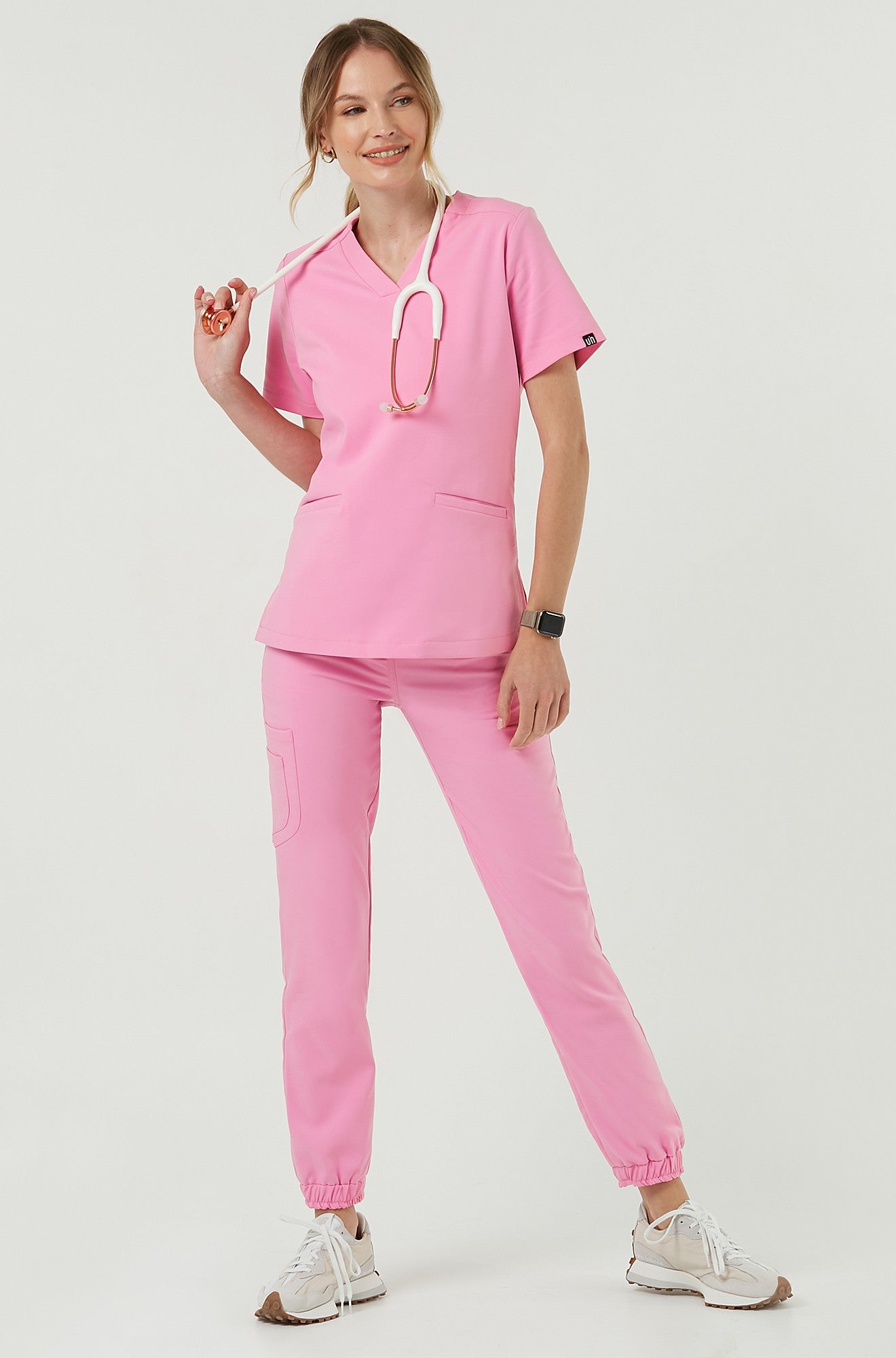 Medical joggers - CANDY PINK