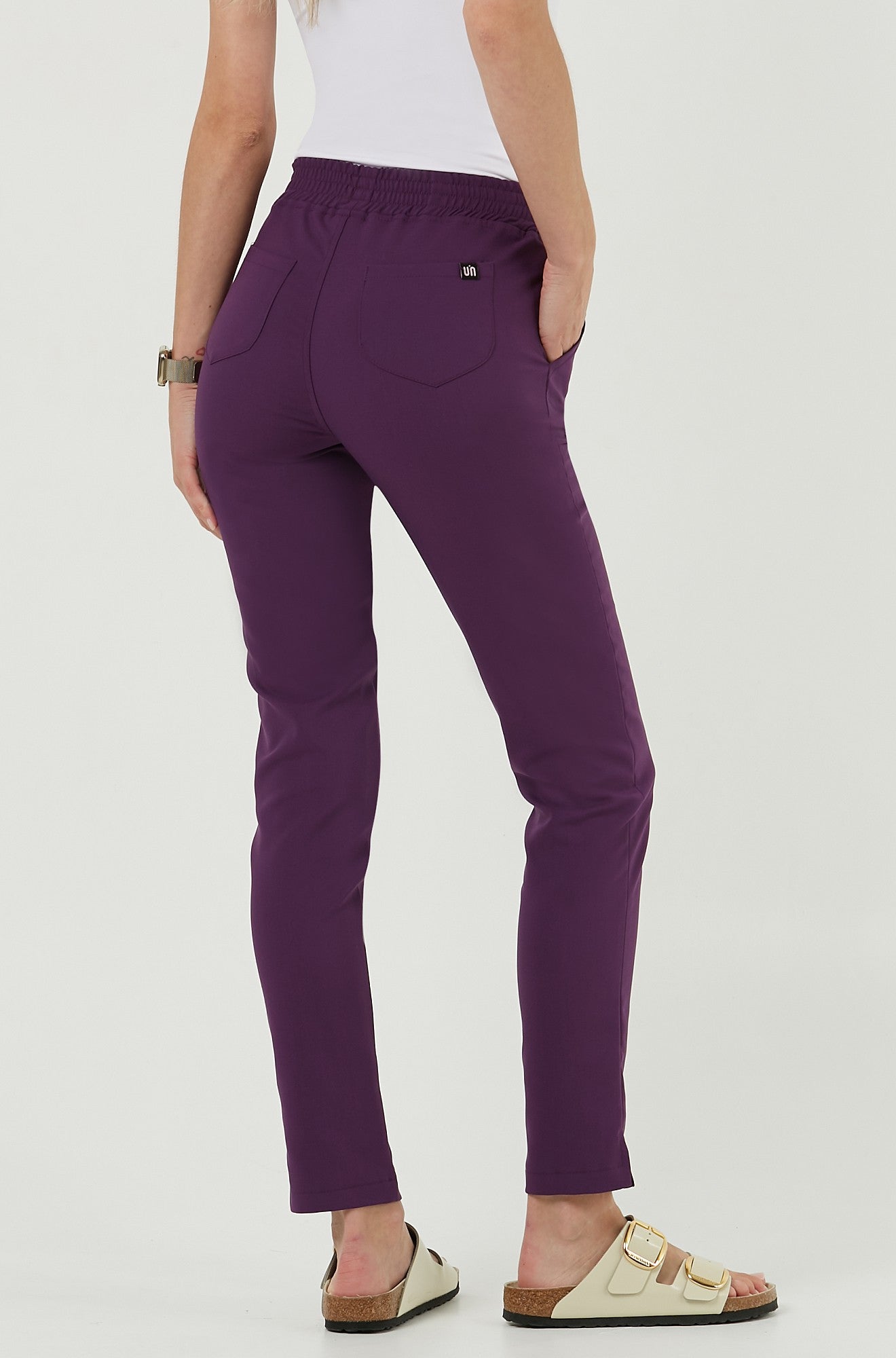 Women's medical trousers - ROYAL PLUM