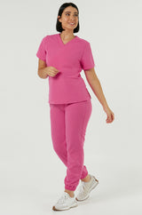 Bluza medyczna EMILY scrubs - POWER PINK