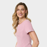 MEDYCZNA BLUZADAMSKIA Z BASKINKA RÓŻOWA KIM