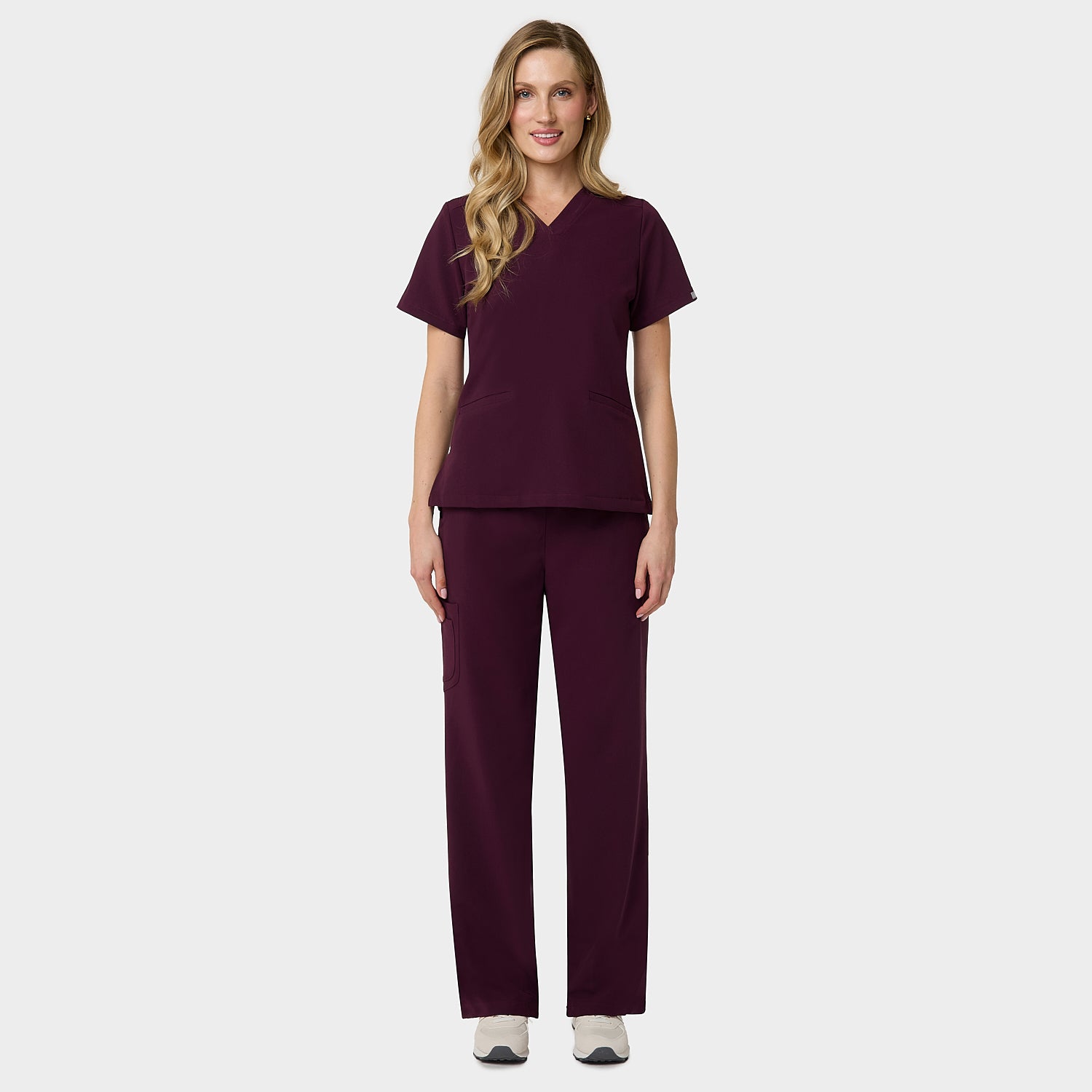 Bluza medyczna EMILY scrubs -BURGUNDY