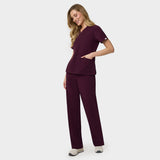 Bluza medyczna EMILY scrubs -BURGUNDY