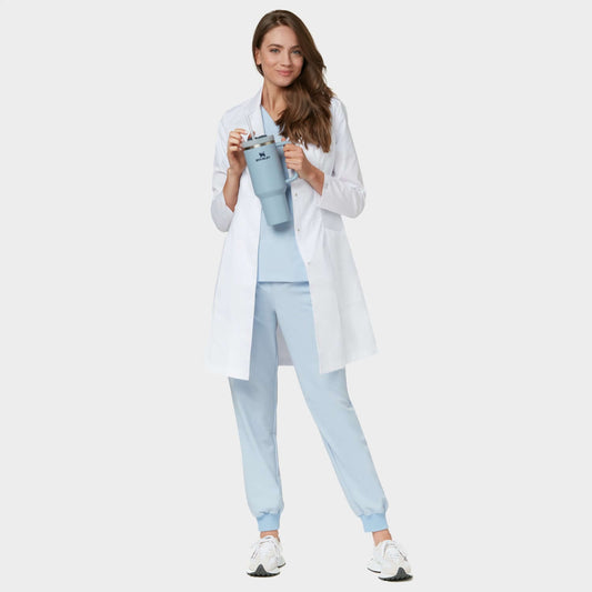 EMILY scrubs medical sweatshirt - BABY BLUE