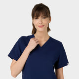 EMILY scrubs medical sweatshirt - NAVY
