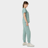 EMILY scrubs medical sweatshirt - SAGE GREEN