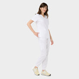 Spodnie medyczne joggery - WHITE