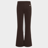 Spodnie medyczne damskie flare DARK CHOCOLATE
