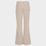 Spodnie medyczne damskie flare LATTE