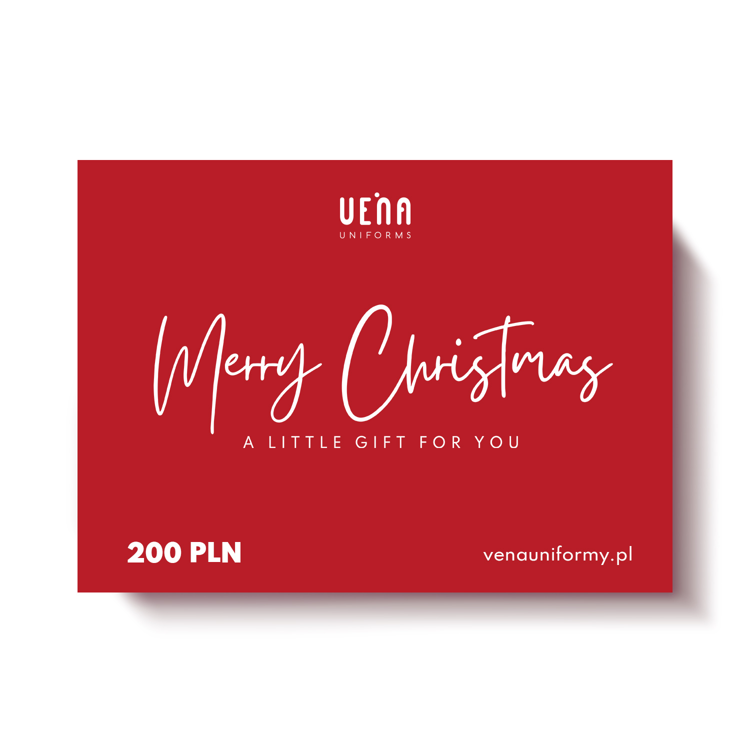 Cyfrowa karta poadrunkowa o wartości 200 zł vena uniformy