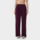 Spodnie medyczne damskie Aura BURGUNDY