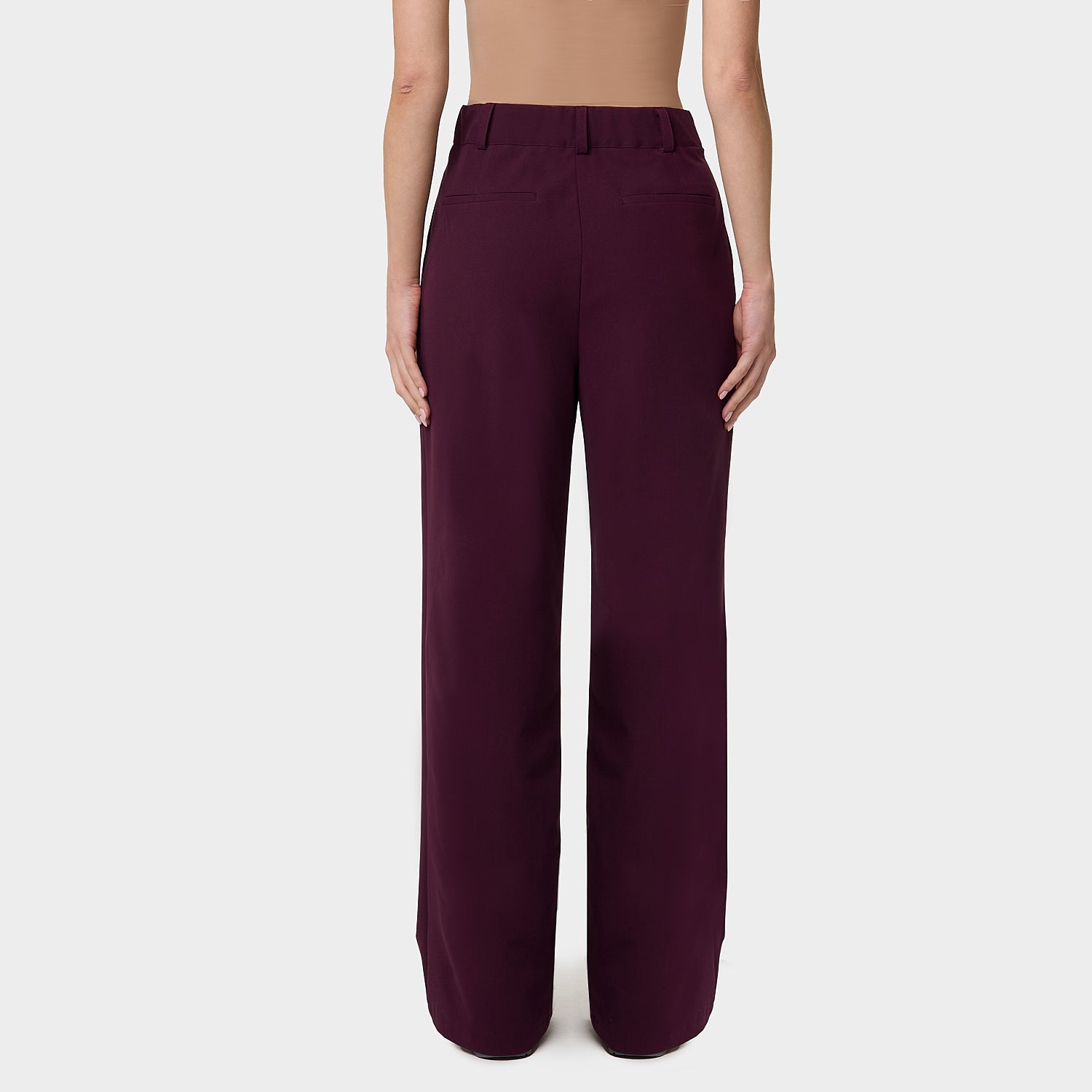 Spodnie medyczne damskie Aura BURGUNDY