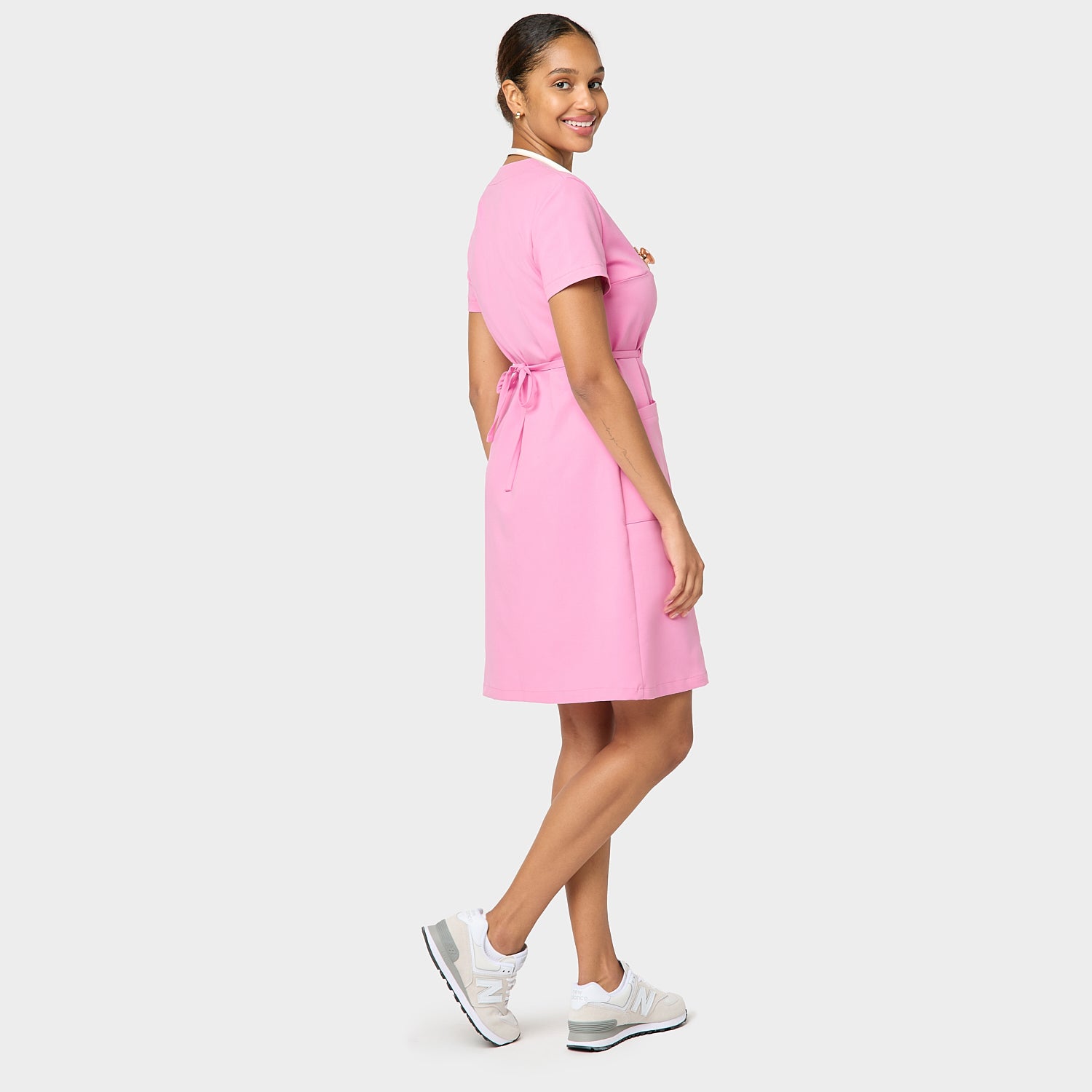 Sukienka medyczna KATE - CANDY PINK