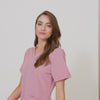 Bluza medyczna EMILY scrubs - BLOSSOM PINK