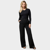 Spodnie medyczne damskie Aura BLACK