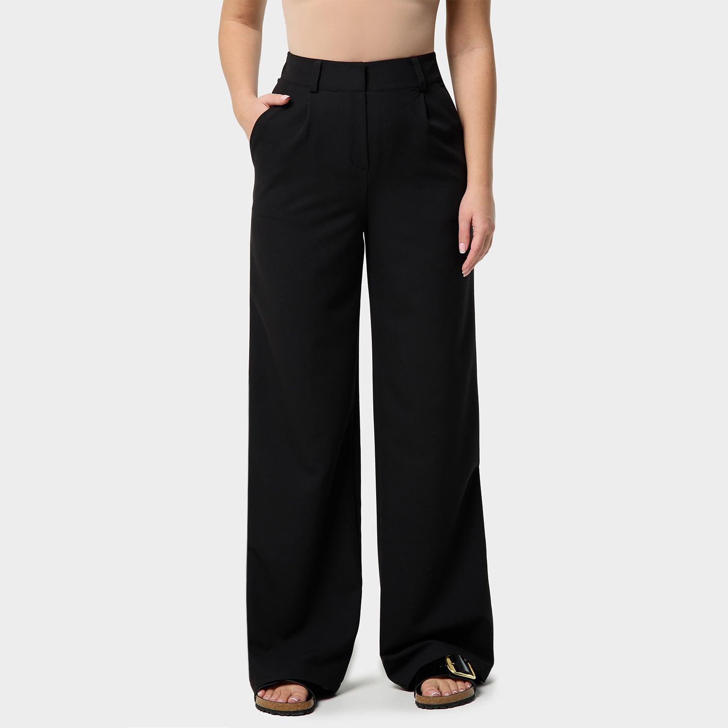 Spodnie medyczne damskie Aura BLACK